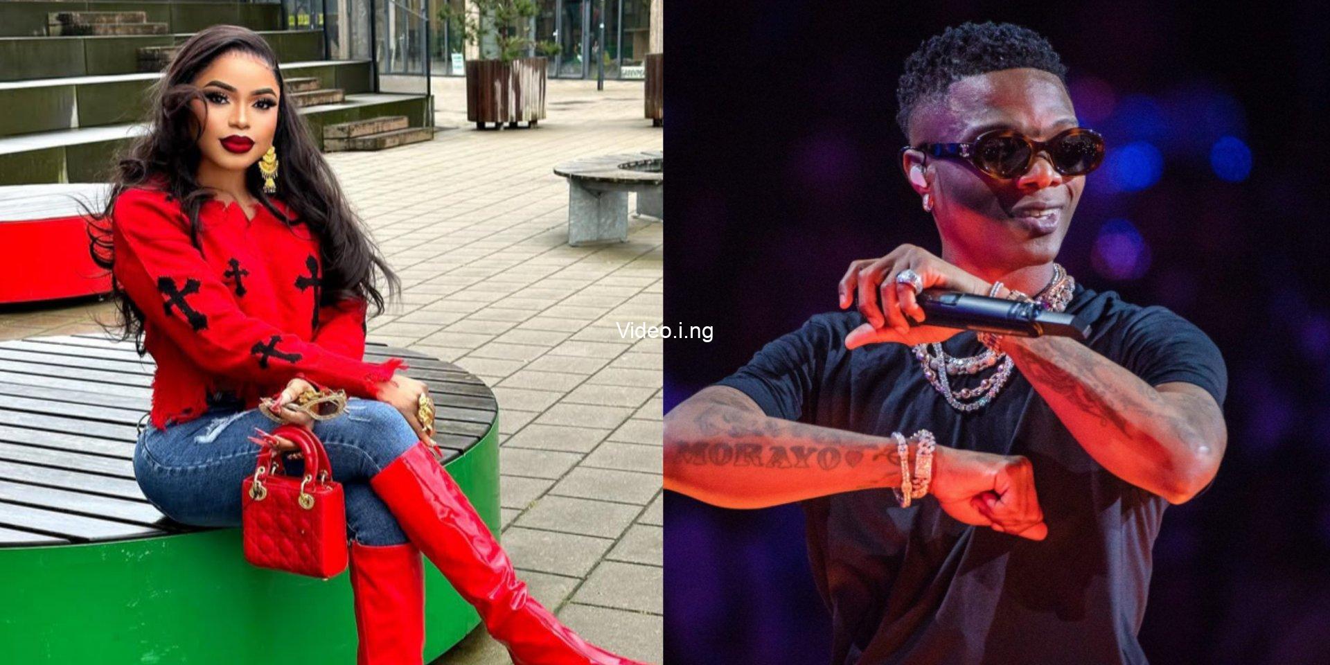 “I have been crushing on Wizkid for years” – Bobrisky