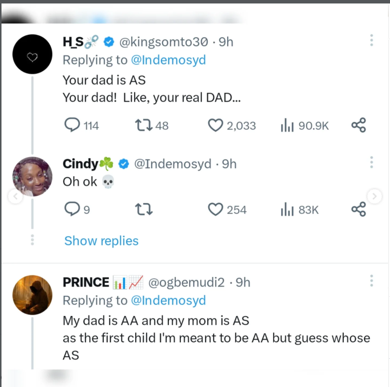 “My Dad is AA and my Mom is AA but I’m AS” — X user seeks explanation over genotype confusion